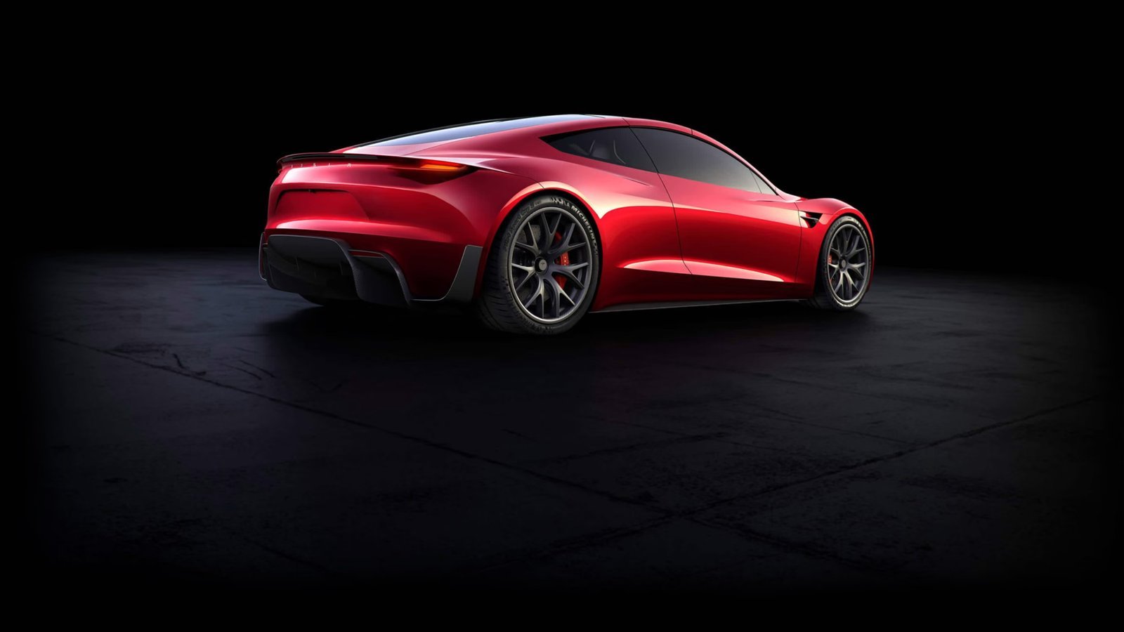 Tesla next-generation Roadster, official Tesla reveal image